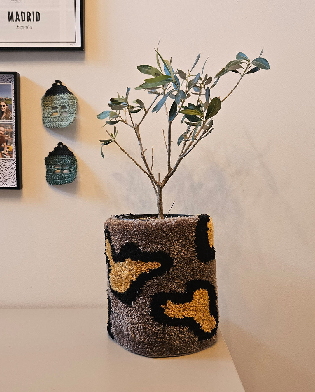 Betuft | Mandje dierenprint | Medium