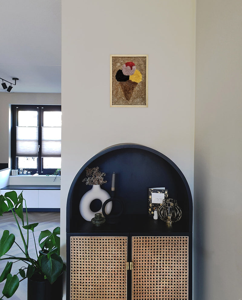 Betuft | Bolletjes ijs in lijst | Small